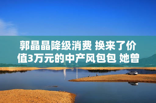 郭晶晶降级消费 换来了价值3万元的中产风包包 她曾背过一件价值9万元的爱马仕 换来简约风格引发热议