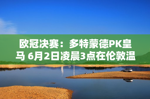 欧冠决赛：多特蒙德PK皇马 6月2日凌晨3点在伦敦温布利决战